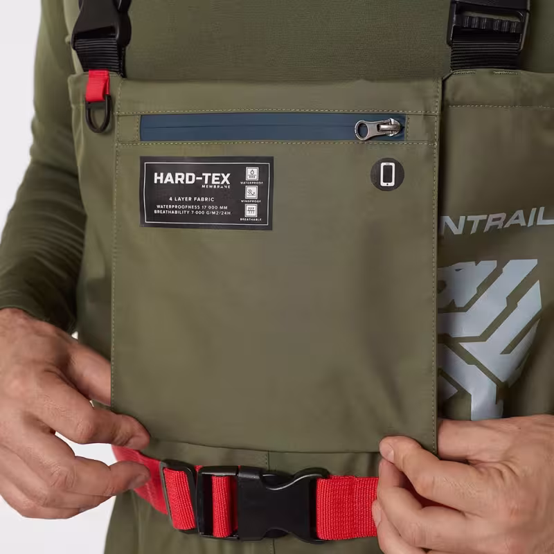 Полукомбинезон-вейдерсы Finntrail Finntrail Timber 1538 Khaki, мембрана Hard-Tex, хаки, размер 50-52 (L), 175-185 см