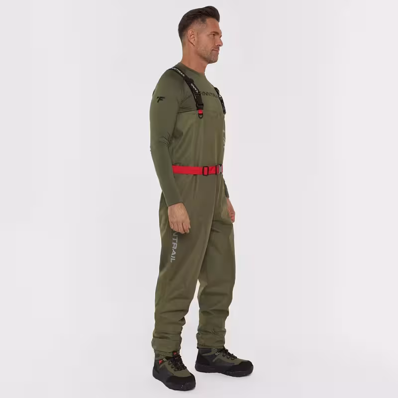 Полукомбинезон-вейдерсы Finntrail Finntrail Timber 1538 Khaki, мембрана Hard-Tex, хаки, размер 54-56 (XL), 180-190 см