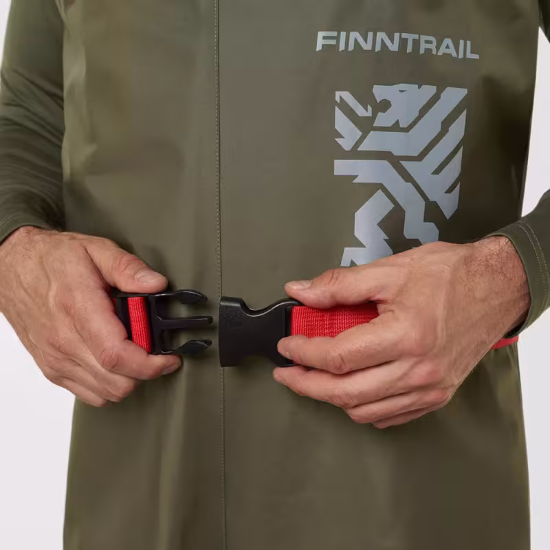 Полукомбинезон-вейдерсы Finntrail Finntrail Timber 1538 Khaki, мембрана Hard-Tex, хаки, размер 58-60 (XXL), 185-195 см