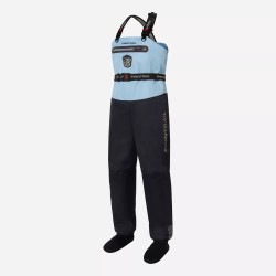 Полукомбинезон-вейдерсы женский Finntrail Rachel 1520 LightBlue, мембрана Hard-Tex, голубой, размер 40-42 (XXS), 150-160 см