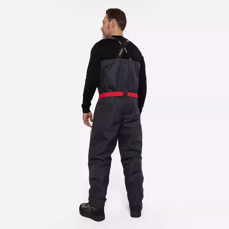 Полукомбинезон-вейдерсы Finntrail Timber BF 5282 DarkGrey, мембрана Hard-Tex, черный, размер XL/45, 180-190 см