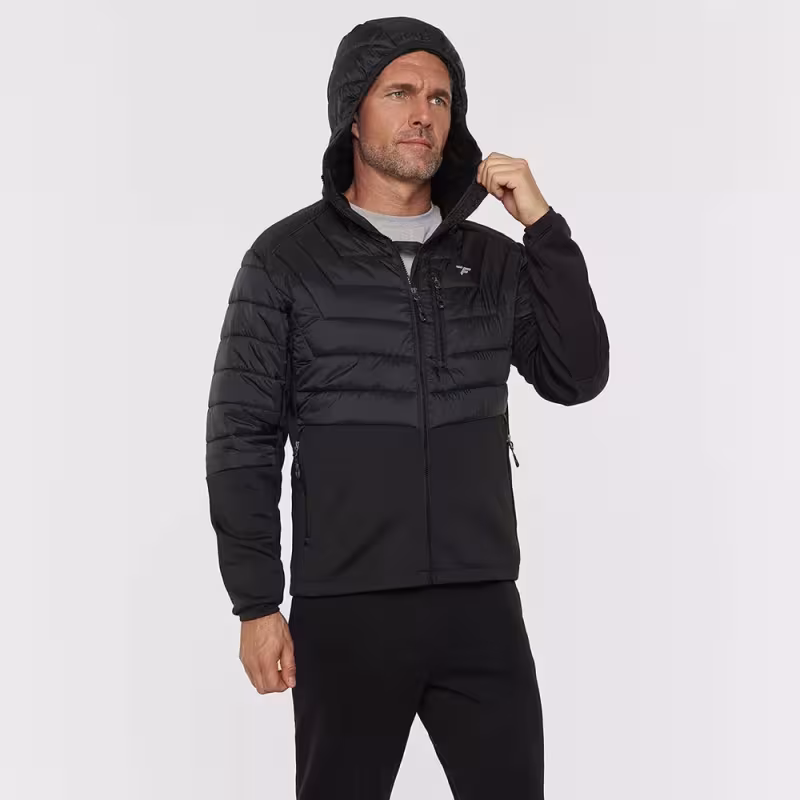 Куртка мужская Finntrail Master Hybrid 1507 Graphite, полиэстер, черный, размер 44-46 (S), 165-175 см