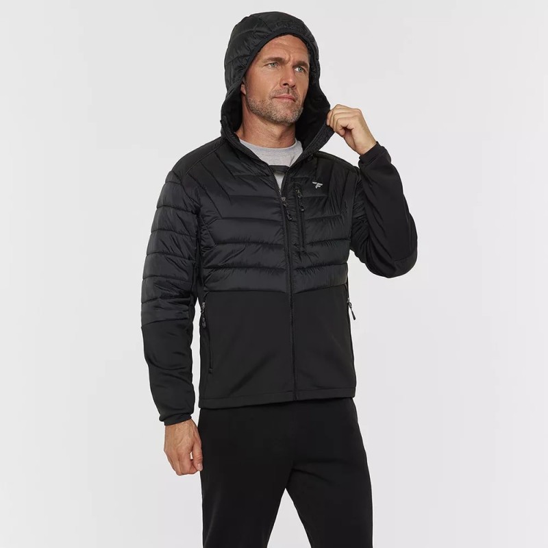 Куртка мужская Finntrail Master Hybrid 1507 Graphite, полиэстер, черный, размер 50-52 (L), 175-185 см
