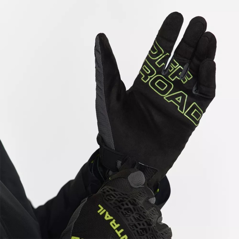 Мотоперчатки Finntrail Enduro 2732, неопрен, черный/желтый, размер XL