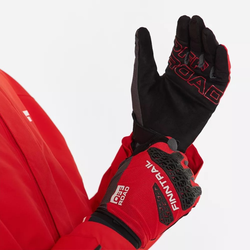 Мотоперчатки Finntrail Enduro 2732, неопрен, красный, размер XL