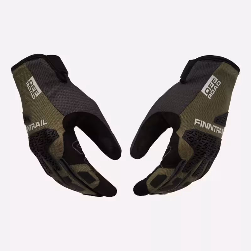 Мотоперчатки Finntrail Enduro 2732, неопрен, хаки, размер M