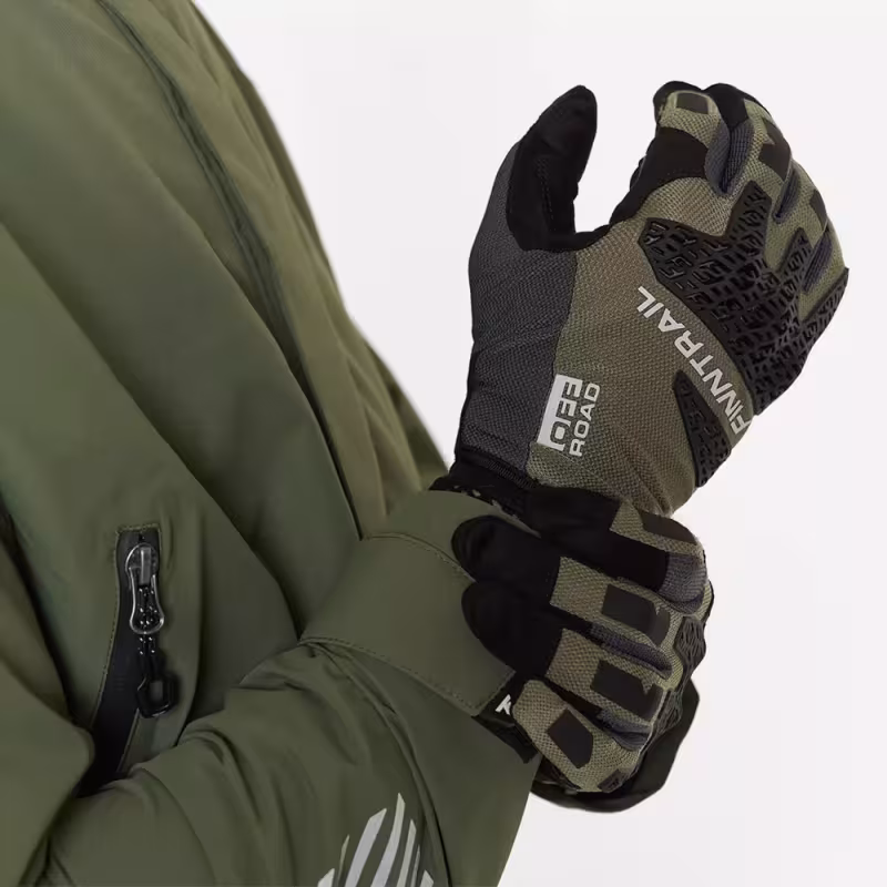 Мотоперчатки Finntrail Enduro 2732, неопрен, хаки, размер XL