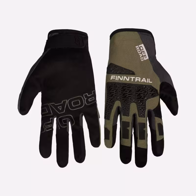 Мотоперчатки Finntrail Enduro 2732, неопрен, хаки, размер XL