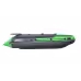 Надувная лодка ПВХ с интегрированным фальшбортом Angler Skat Triton 450NDFi, НДНД, серый/зеленый