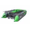 Надувная лодка ПВХ с фальшбортом Angler Skat Triton 450NDFi, НДНД, серый/зеленый
