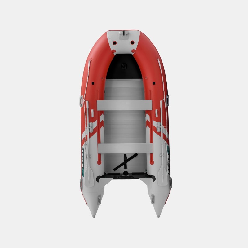 Надувная лодка ПВХ Gladiator C370AL, пайол алюминиевый, красный