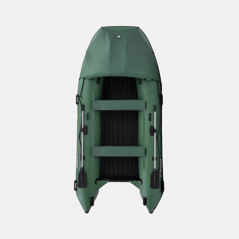 Надувная лодка ПВХ Gladiator E380PRO, НДНД, зеленый