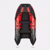 Надувная лодка ПВХ Gladiator E380X PRO, НДНД, красный/черный