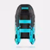 Надувная лодка ПВХ Gladiator E380X PRO, НДНД, бирюзовый/черный