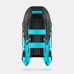 Надувная лодка ПВХ Gladiator E380X PRO, НДНД, бирюзовый/черный