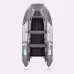 Надувная лодка ПВХ Gladiator E420X PRO, НДНД, серый