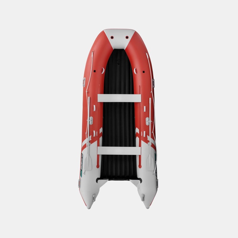 Надувная лодка ПВХ Gladiator E450X PRO, НДНД, красный