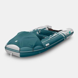 Надувная лодка ПВХ Gladiator E450X PRO, НДНД, зеленый
