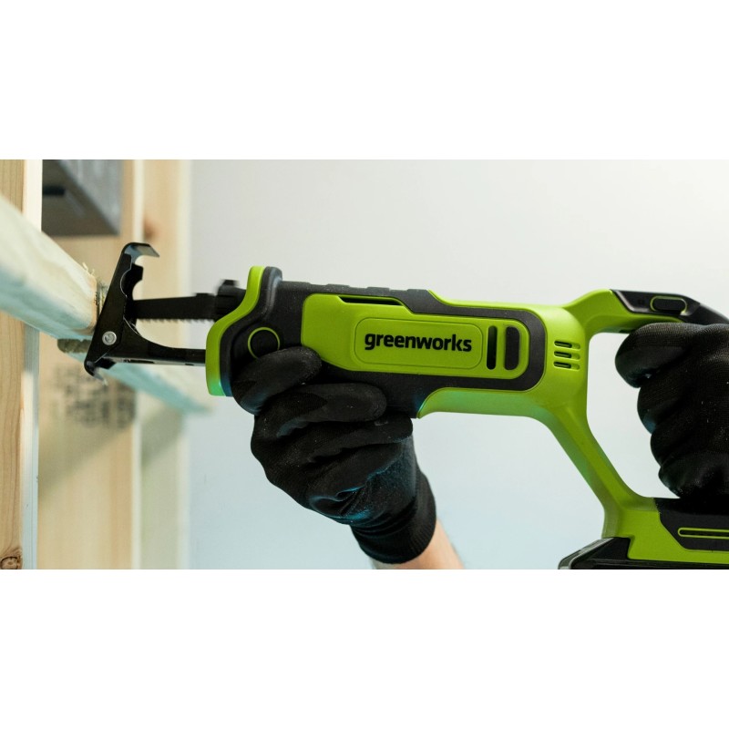 Пила сабельная аккумуляторная Greenworks GPT-BLRS-1