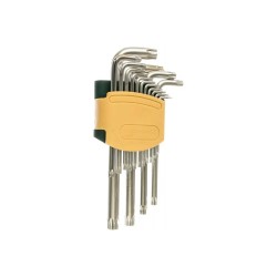 Набор ключей Torx Г-образных RockForce RF-5151, 15 предметов