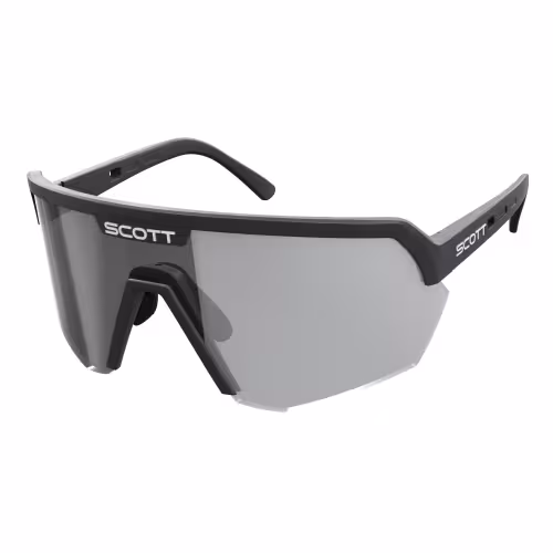 Очки солнцезащитные Scott Sport Shield LS black/grey, черный/серый