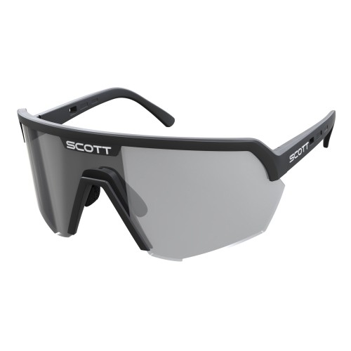 Очки солнцезащитные Scott Sport Shield LS black/grey, черный/серый