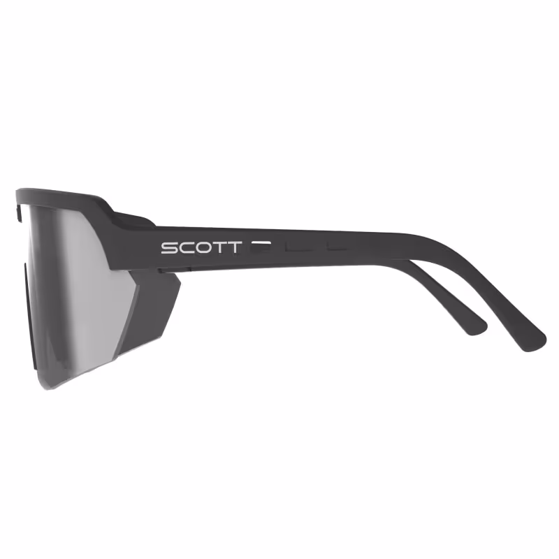 Очки солнцезащитные Scott Sport Shield LS black/grey, черный/серый