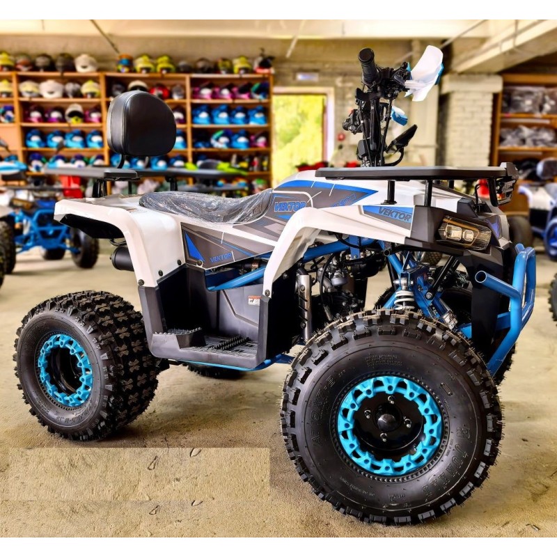 Комплект запчастей для сборки детского квадроцикла Yacota Vektor 125 Lux, белый/синий