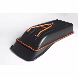 Сани-волокуши снегоходные ПК 2100 Н с накладками, демпфером и прицепным устройством, 2100 мм