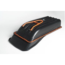 Сани-волокуши снегоходные ПК 2100 Н с накладками, демпфером и прицепным устройством, 2100 мм