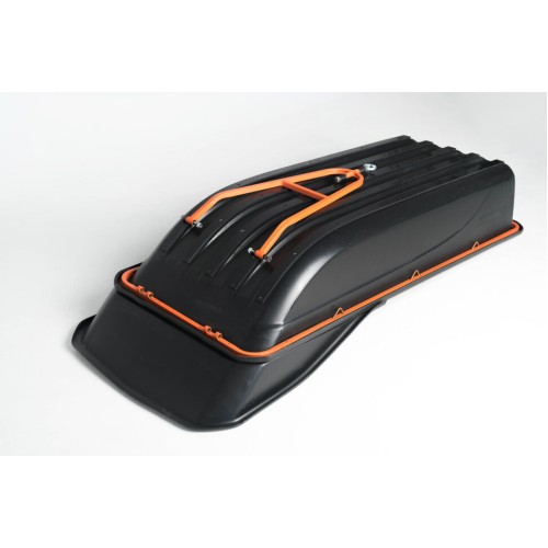 Сани-волокуши снегоходные ПК 2100 Н с накладками, демпфером и прицепным устройством, 2100 мм