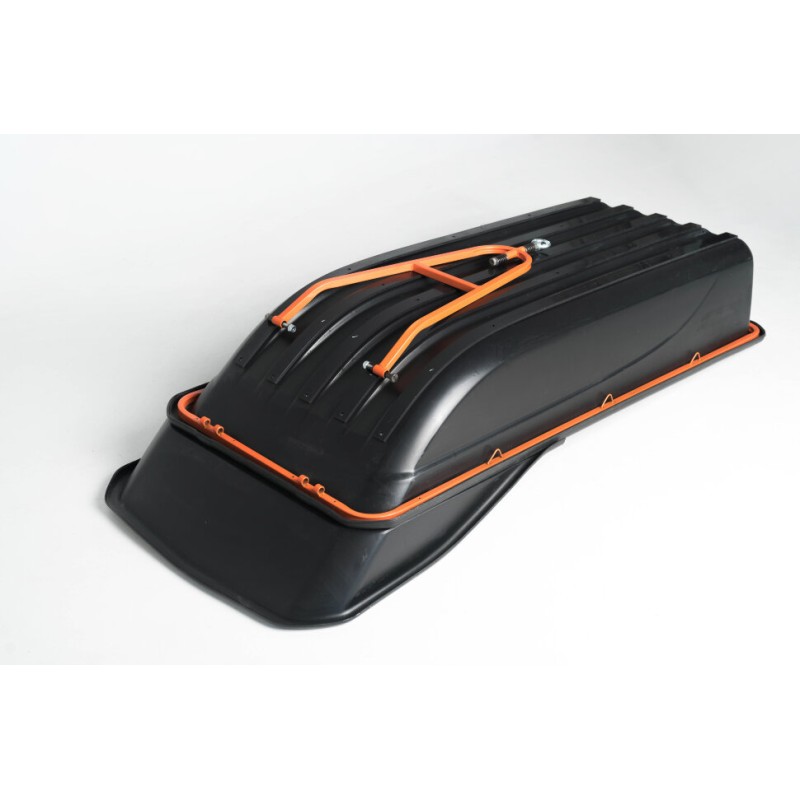 Сани-волокуши снегоходные ПК 2100 Н с накладками, демпфером и прицепным устройством, 2100 мм