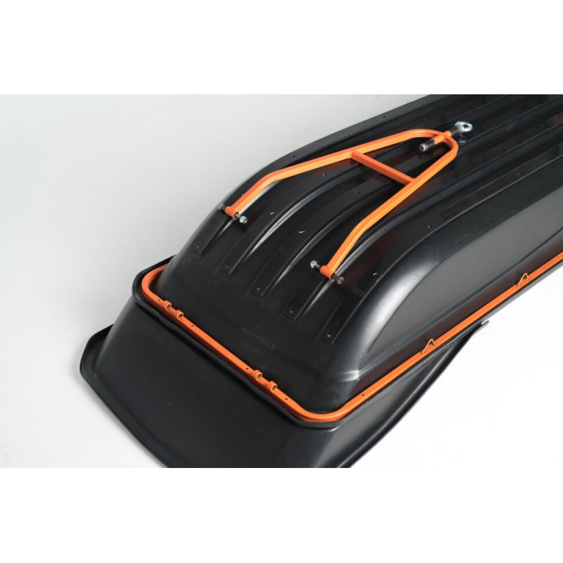 Сани-волокуши снегоходные ПК 2100 Н с накладками, демпфером и прицепным устройством, 2100 мм