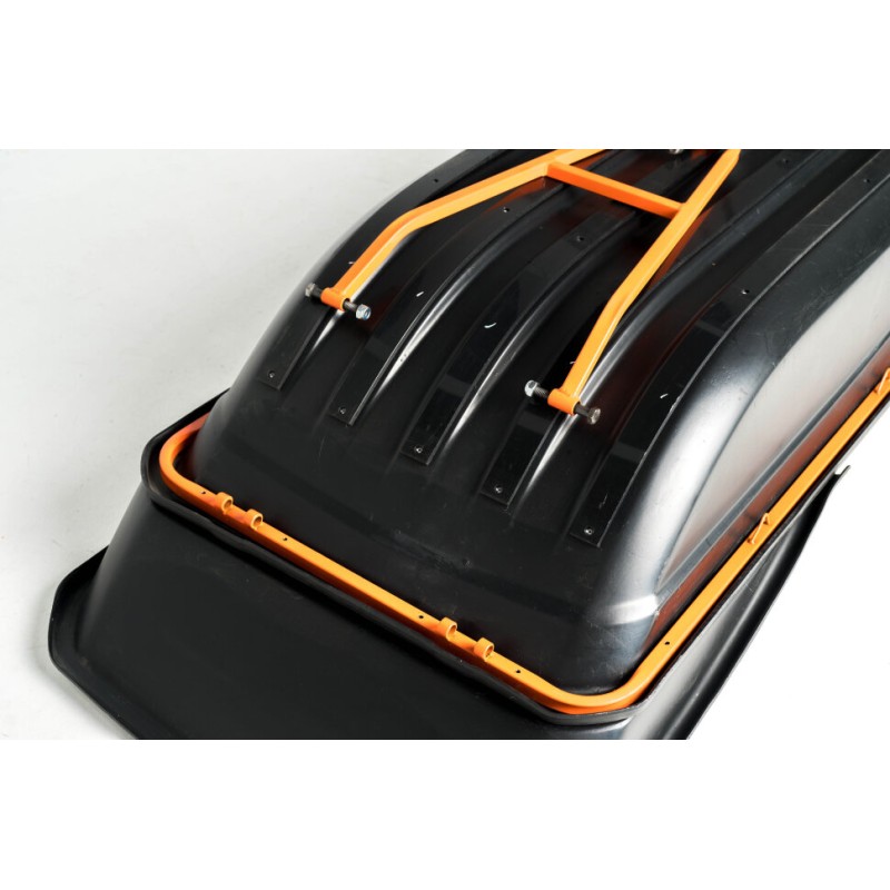 Сани-волокуши снегоходные ПК 2100 Н с накладками, демпфером и прицепным устройством, 2100 мм