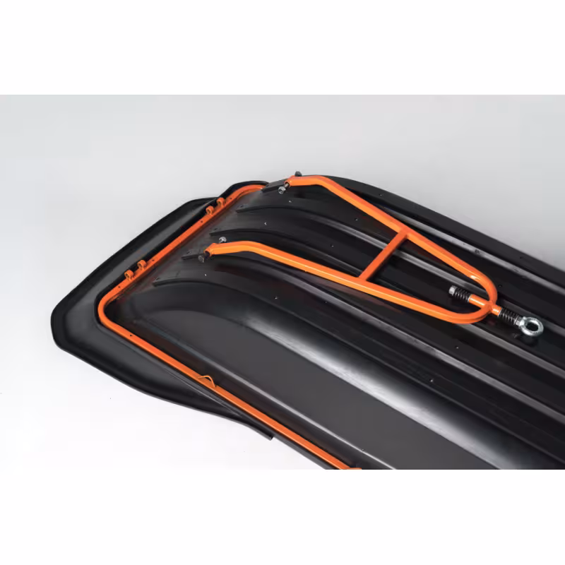 Сани-волокуши снегоходные ПК 2100 Н с накладками, демпфером и прицепным устройством, 2100 мм