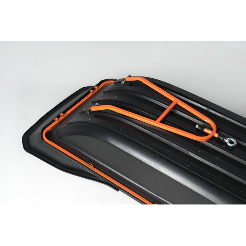 Сани-волокуши снегоходные ПК 2100 Н с накладками, демпфером и прицепным устройством, 2100 мм