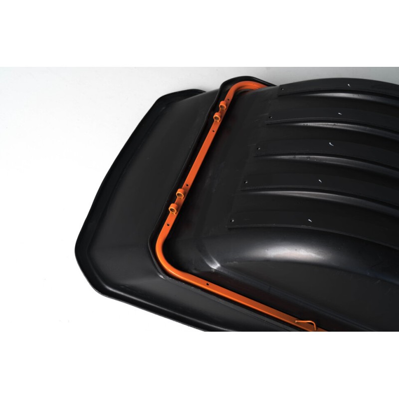 Сани-волокуши снегоходные ПК 2100 Н с накладками, демпфером и прицепным устройством, 2100 мм