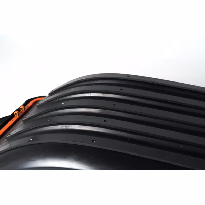 Сани-волокуши снегоходные ПК 2100 Н с накладками, демпфером и прицепным устройством, 2100 мм