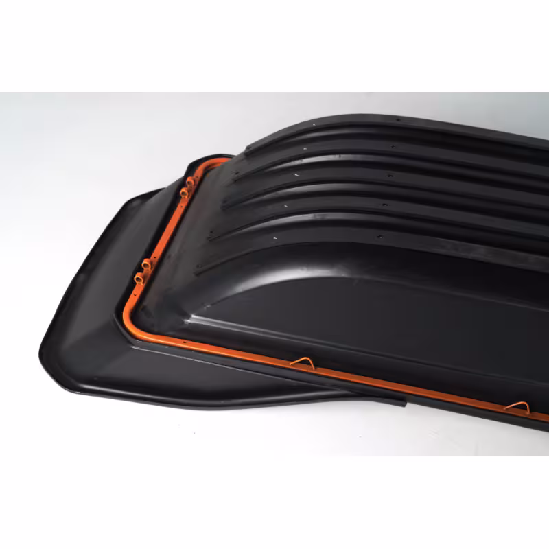 Сани-волокуши снегоходные ПК 2100 Н с накладками, демпфером и прицепным устройством, 2100 мм