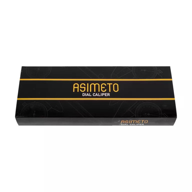 Штангенциркуль Asimeto 303-06-2 с отсчетом по круговой шкале 0.02 мм, 0—150 мм