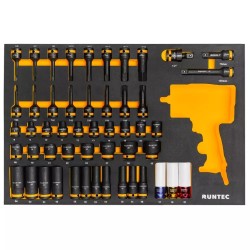 Набор головок ударных Runtec RT-IS1E51F,  51 предмет