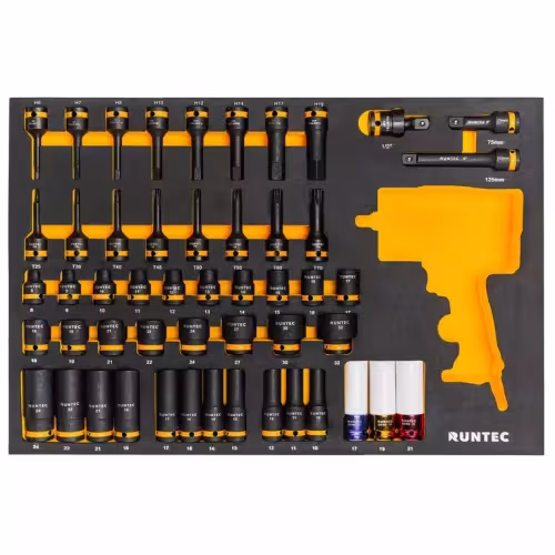 Набор головок ударных Runtec RT-IS1E51F,  51 предмет