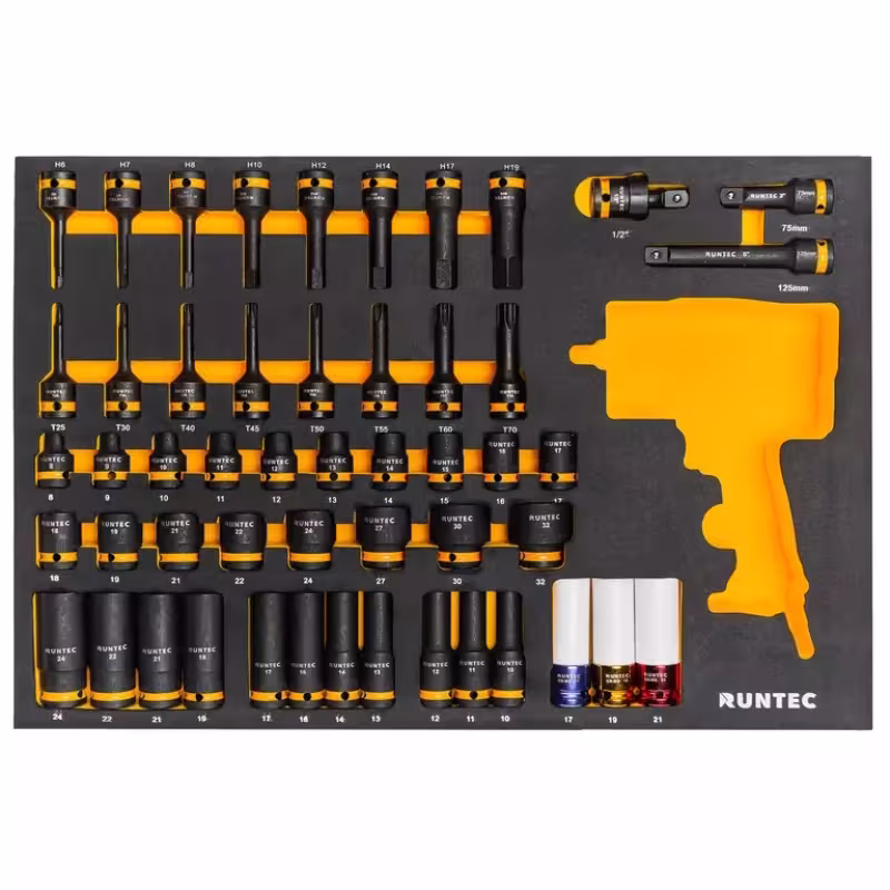 Набор головок ударных Runtec RT-IS1E51F,  51 предмет