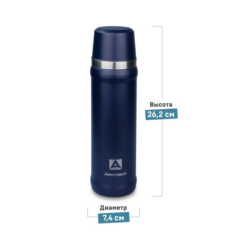 Термос Арктика 111-600, синий, 600 мл