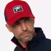 Кепка-бейсболка Finntrail Cap 9611 Red/Graphite, хлопок, красный/черный, размер универсальный