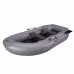 Лодка надувная ПВХ Адмирал 260, пайол фанерный, серый