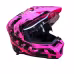 Мотошлем детский AiM JK802Y, розовый/черный, размер Y/M