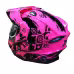 Мотошлем детский AiM JK802Y, розовый/черный, размер Y/M