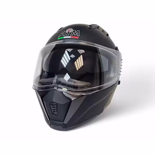 Мотошлем  AiM JK906, черный матовый, размер L