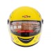 Мотошлем детский Hizer 105 #1, желтый, размер L